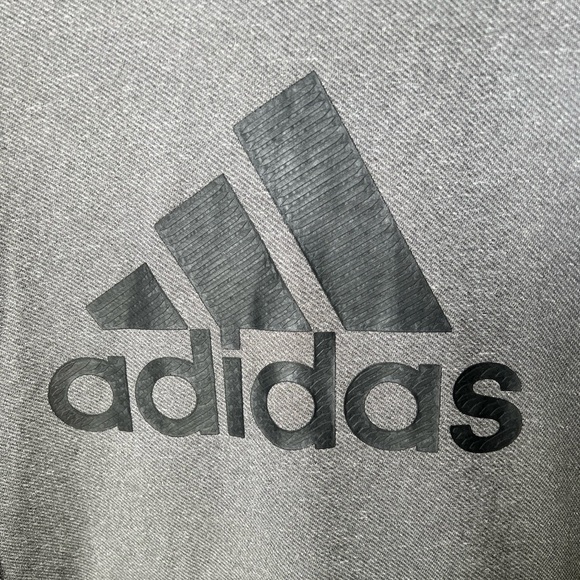 Adidas Men’s Gray Logo Hoodie Size M - Picture 5 of 12